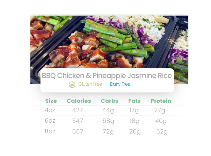 BBQ Chicken & Pineapple Jasmine Rice