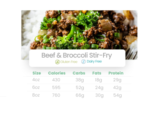 Grounded Beef & Broccoli Stir-Fry