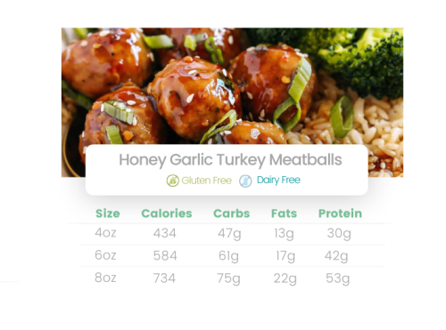 Honey Garlic Turkey Meatballs (GF/DF)