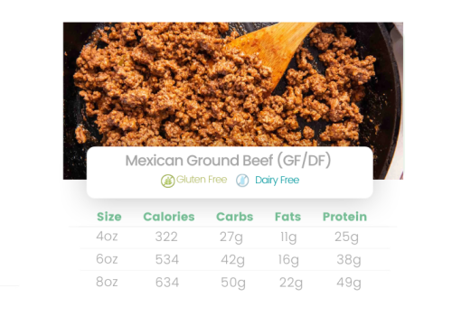 Grounded Mexican Beef (GF/DF)