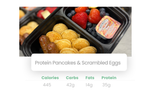 Protein Pancakes & Scrambled Eggs